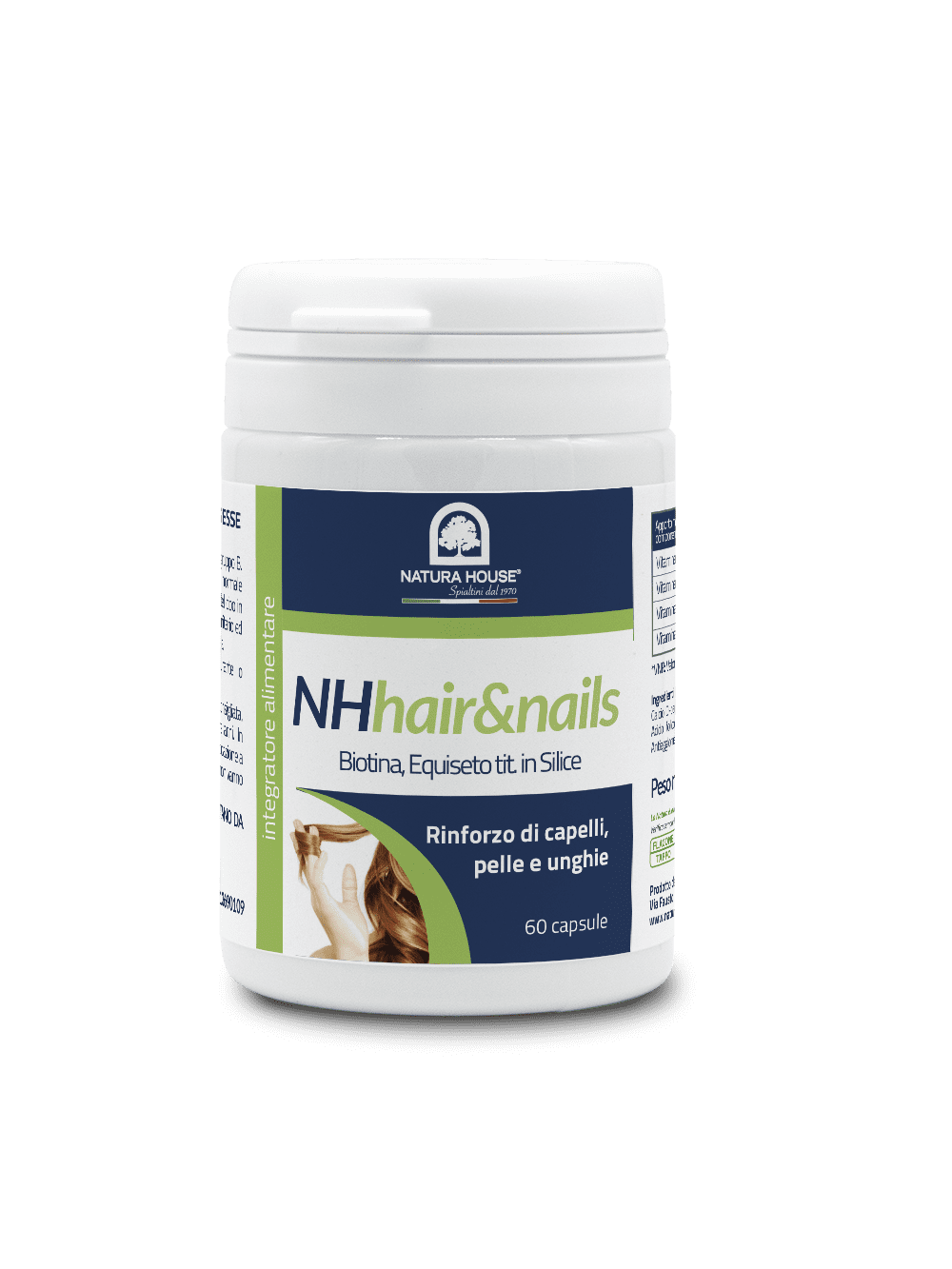 NH HAIR & NAILS Strengthening Hair, Skin, Nails Biotin, Horsetail tit. in Silica