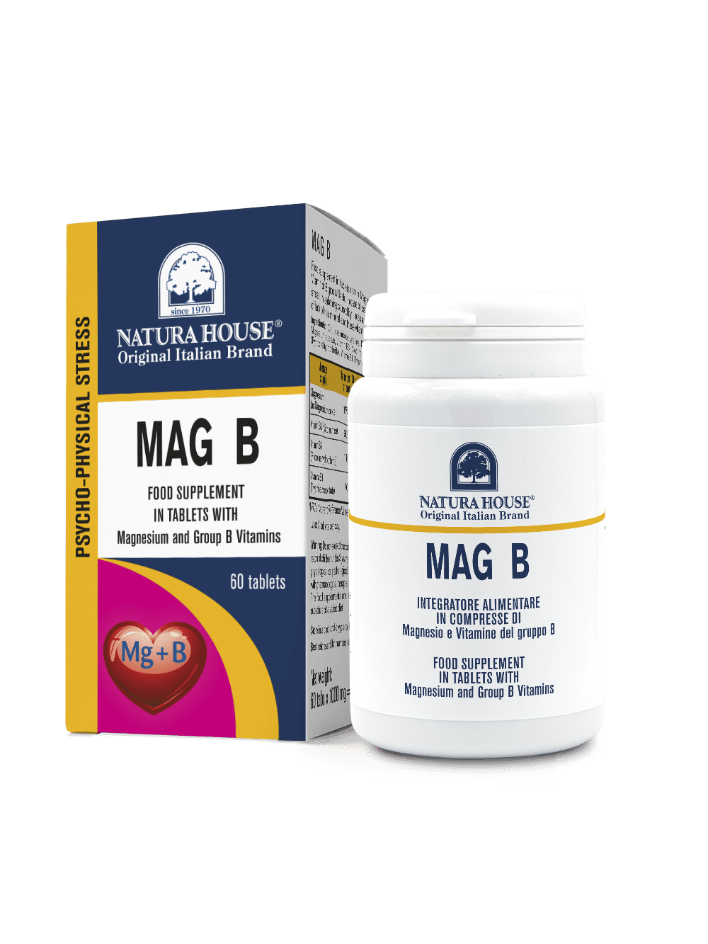 MAG B Magnesium Tablets and Group B Vitamins