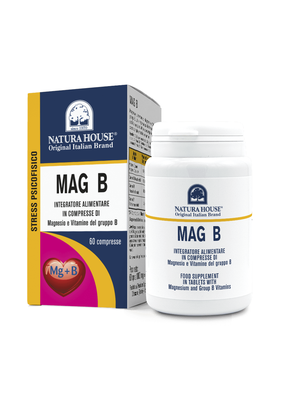 MAG B Magnesium Tablets and Group B Vitamins