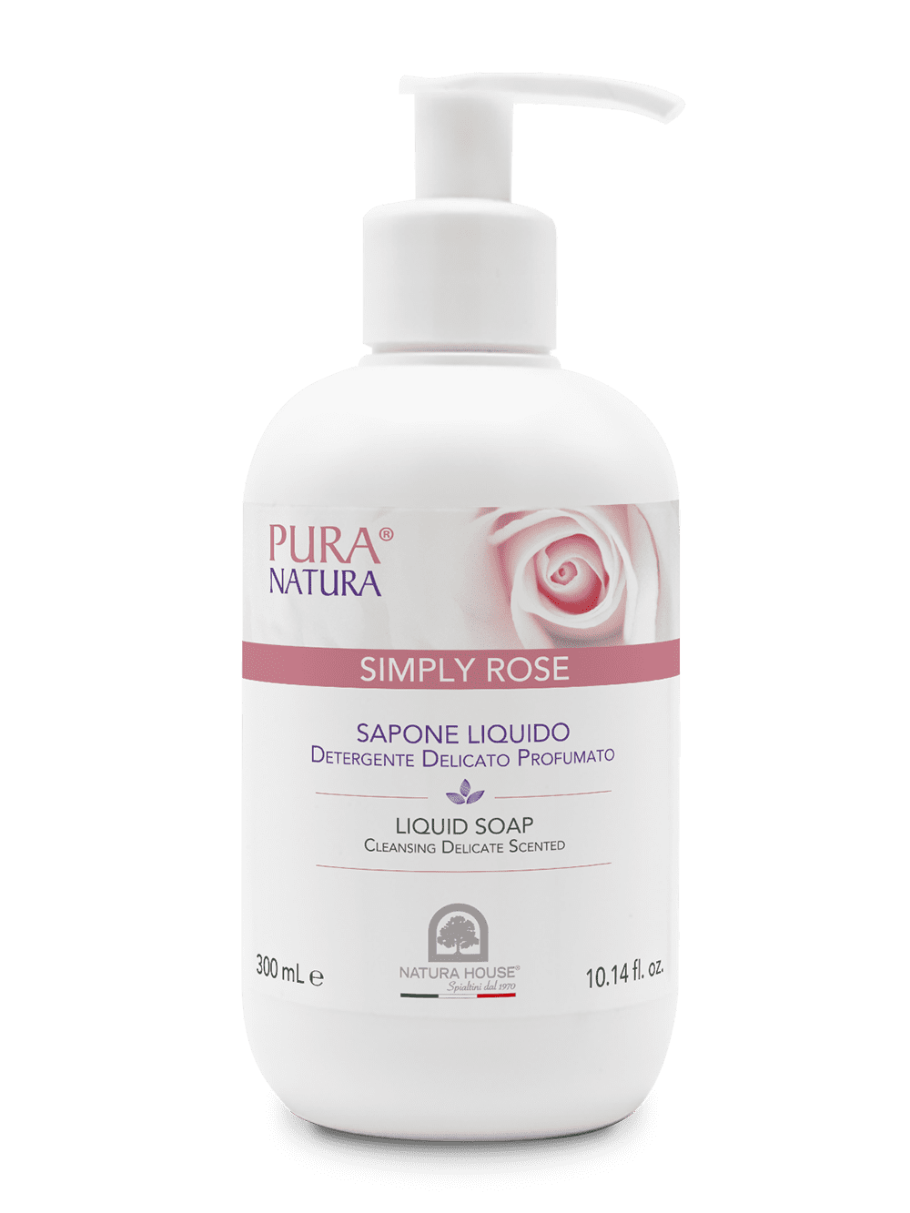 SIMPLY ROSE SAPONE LIQUIDO - Detergente, Delicato, Profumato