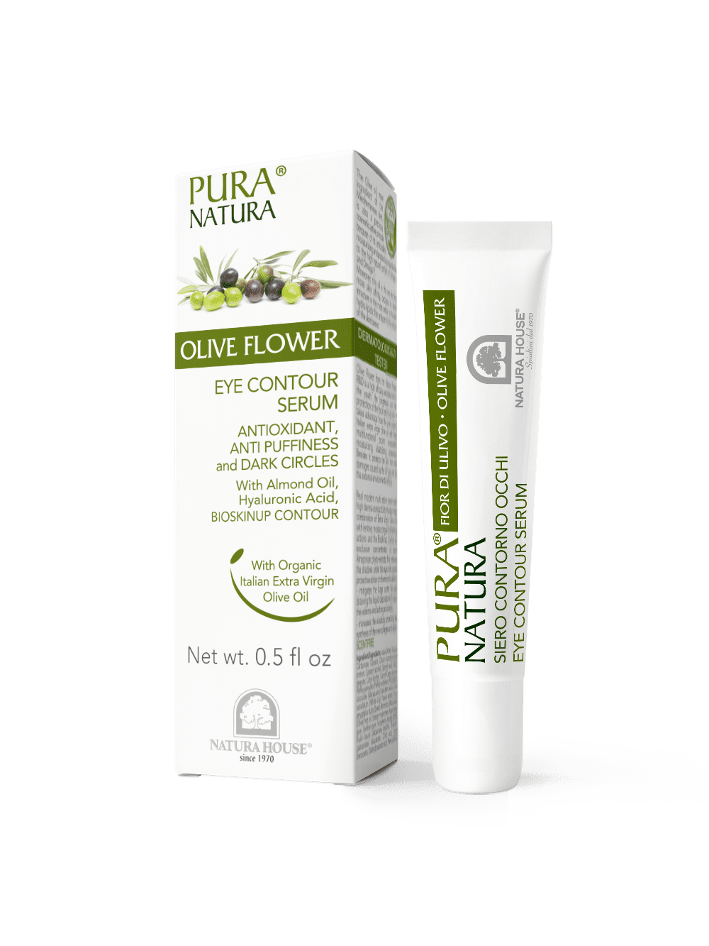 OLIVE FLOWER EYE CONTOUR SERUM  Antioxidant, Anti Puffiness and dark circles