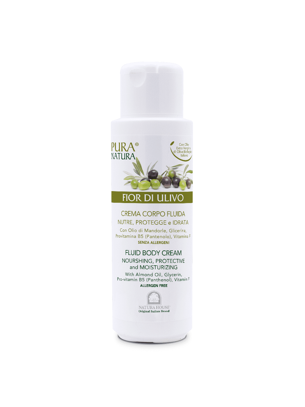 OLIVE FLOWER FLUID BODY CREAM nourishing, protecting and moisturizing