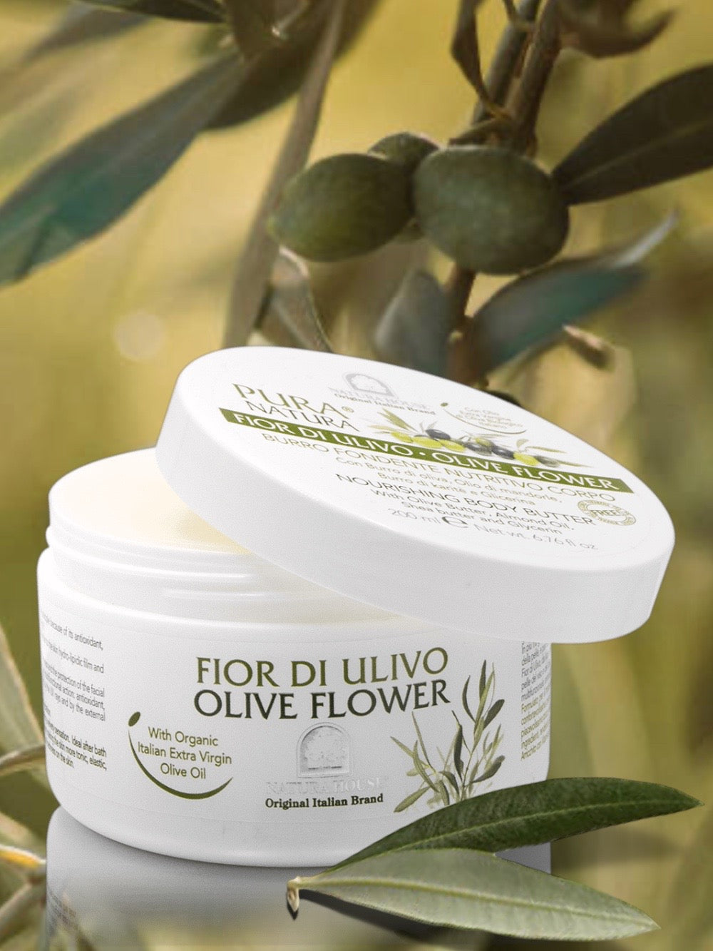FIOR DI ULIVO BURRO FONDENTE Nutritivo per il Corpo