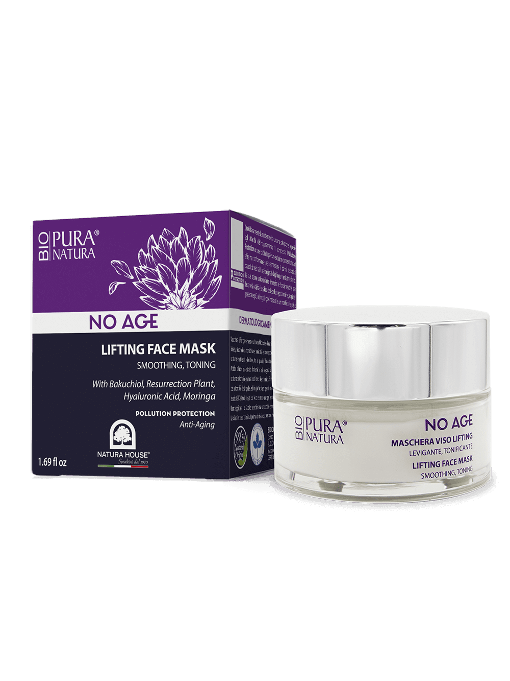NO AGE BIO LIFTING FACE MASK Smoothing Toning - Protection from Pollution
