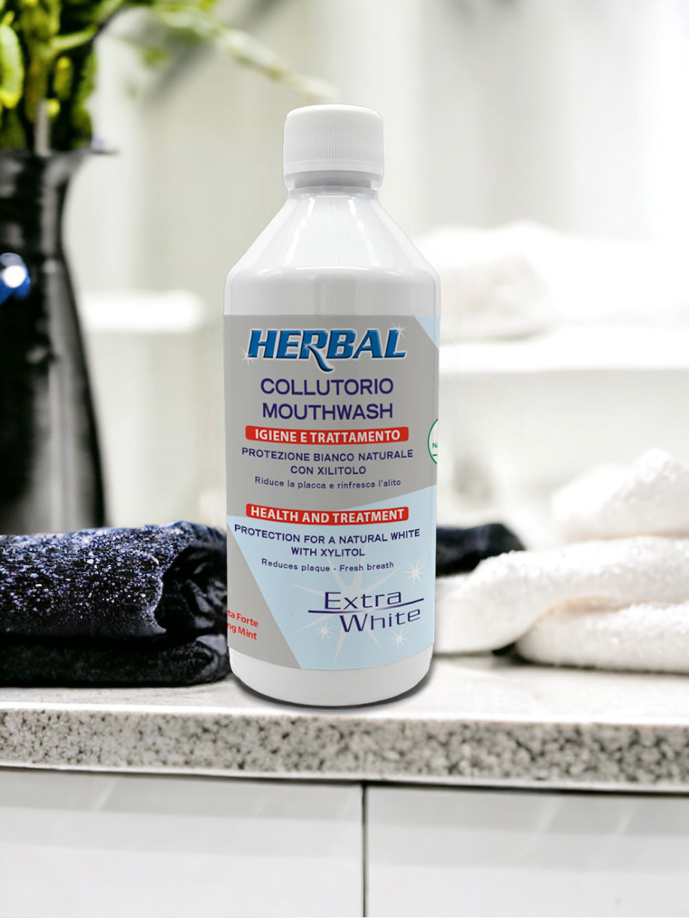 EXTRA WHITE MOUTHWASH with Whitening Action