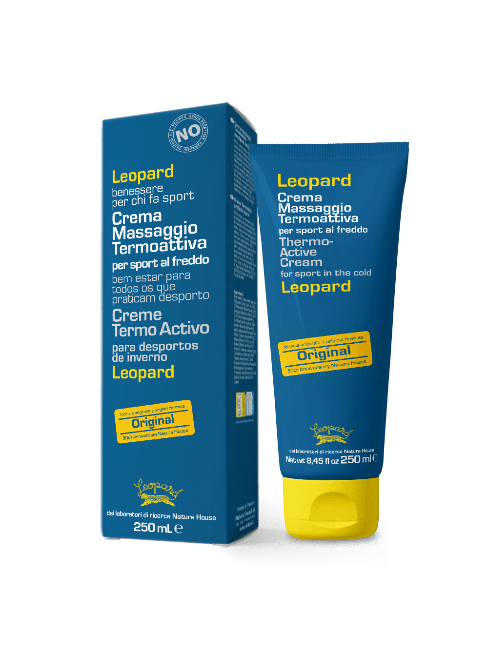 LEOPARD Sport CREMA MASSAGGIO TERMOATTIVA anche Sport al Freddo Pre & Post Attività