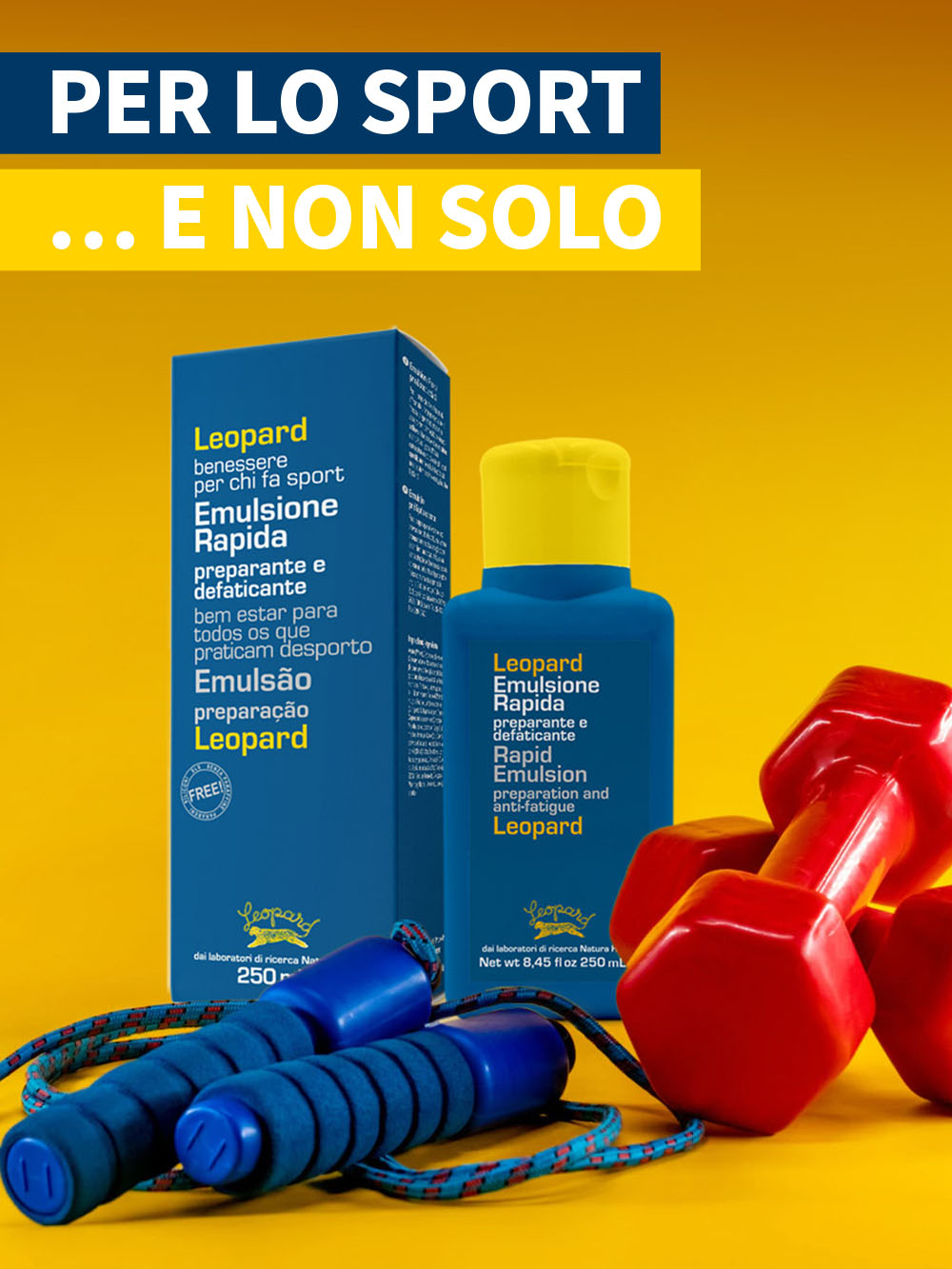 LEOPARD Sport QUICK EMULSION MASSAGE Preparing and anti-fatigue