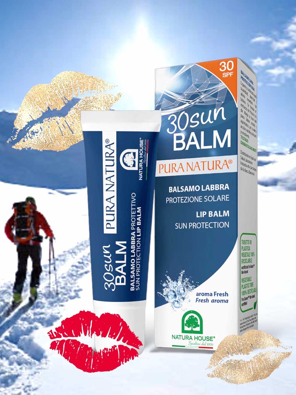 BALM SPF 30 Balsamo Labbra Protezione Solare