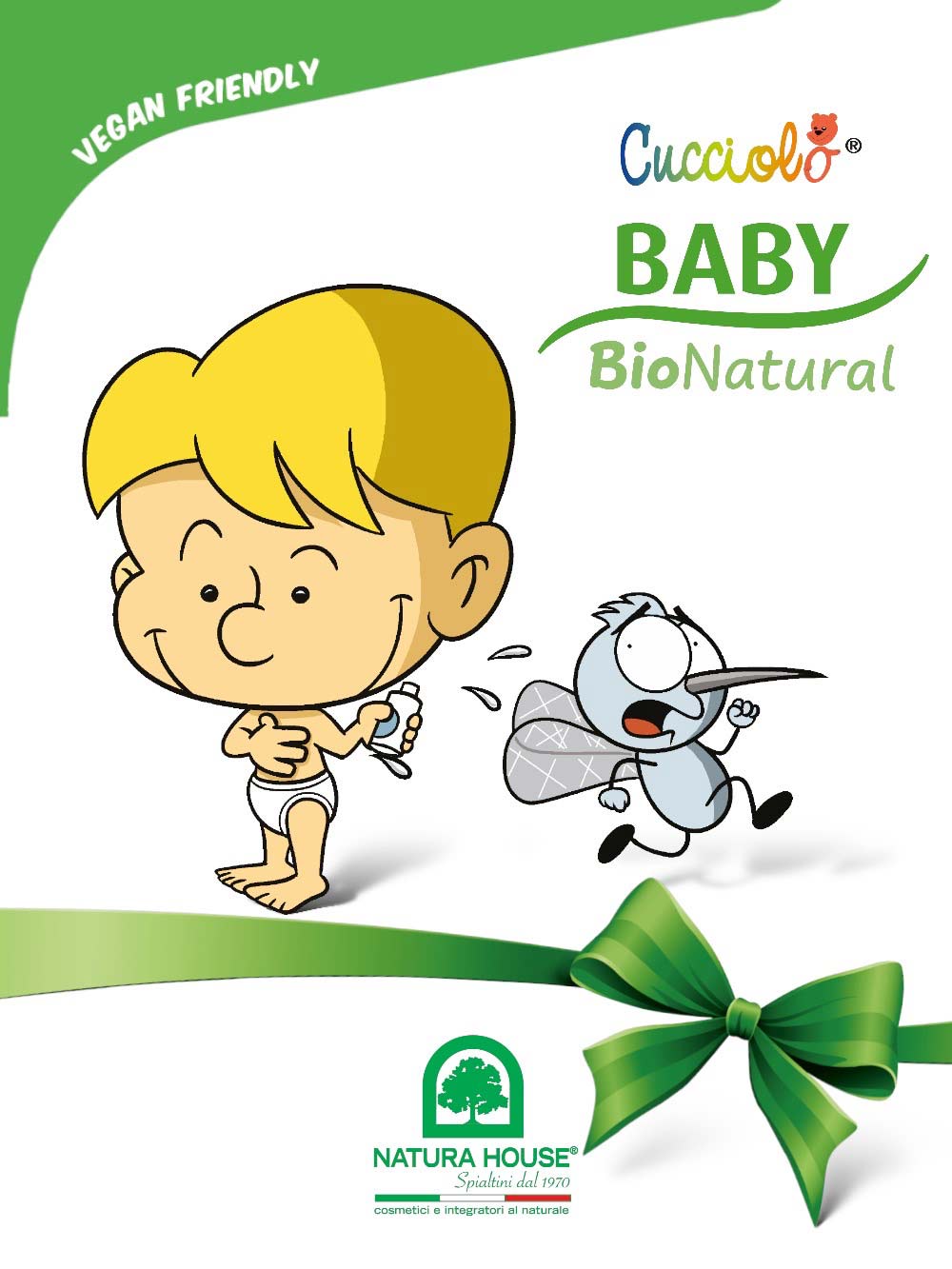 CUCCIOLO Baby BIONatural BYE BYE BITES SPRAY No Gas  Protezione dalle punture di insetti