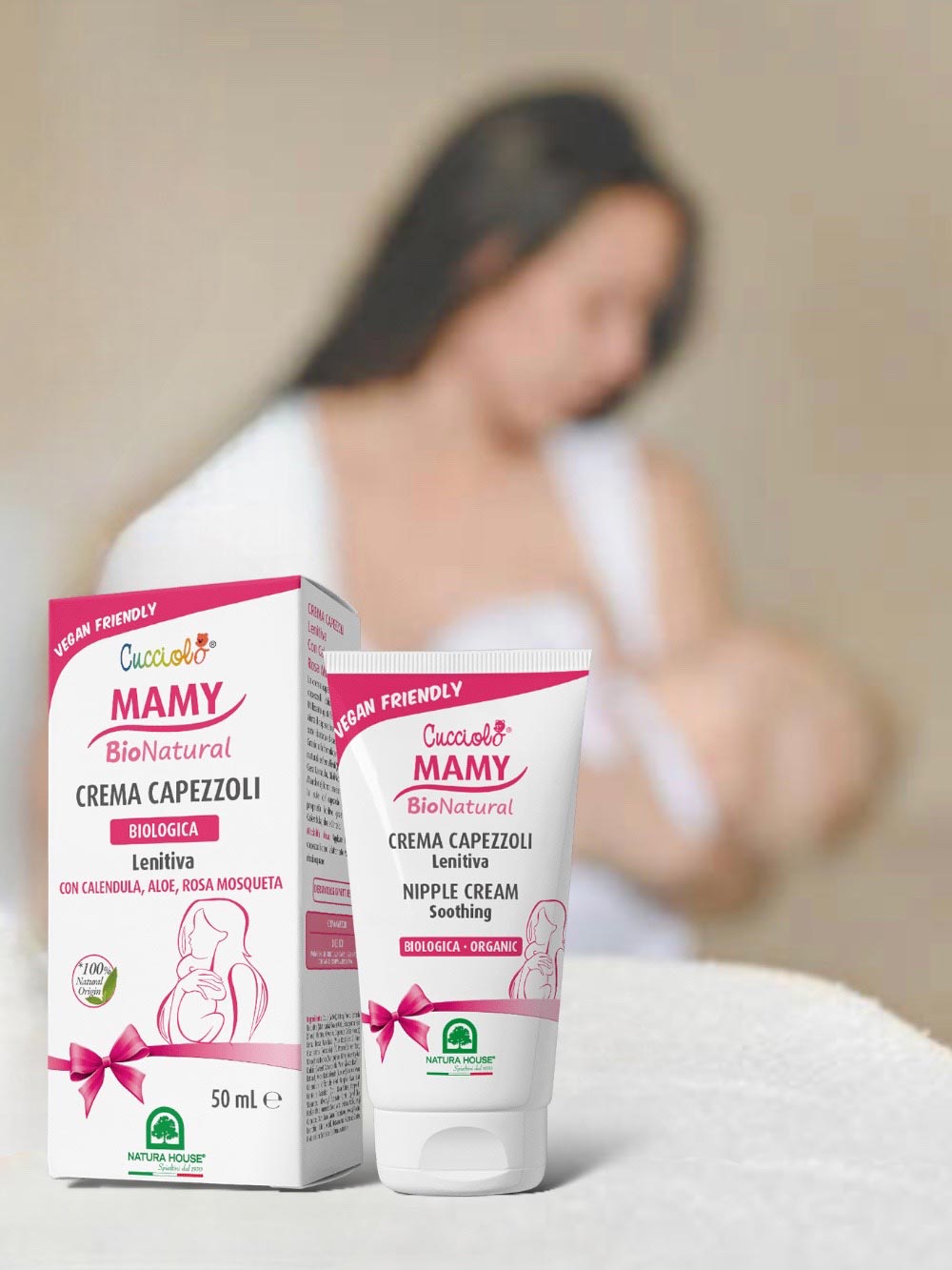 CUCCIOLO Mamy BIO Natural CREMA CAPEZZOLI Lenitiva Biologica - Previene e ripara le Ragadi