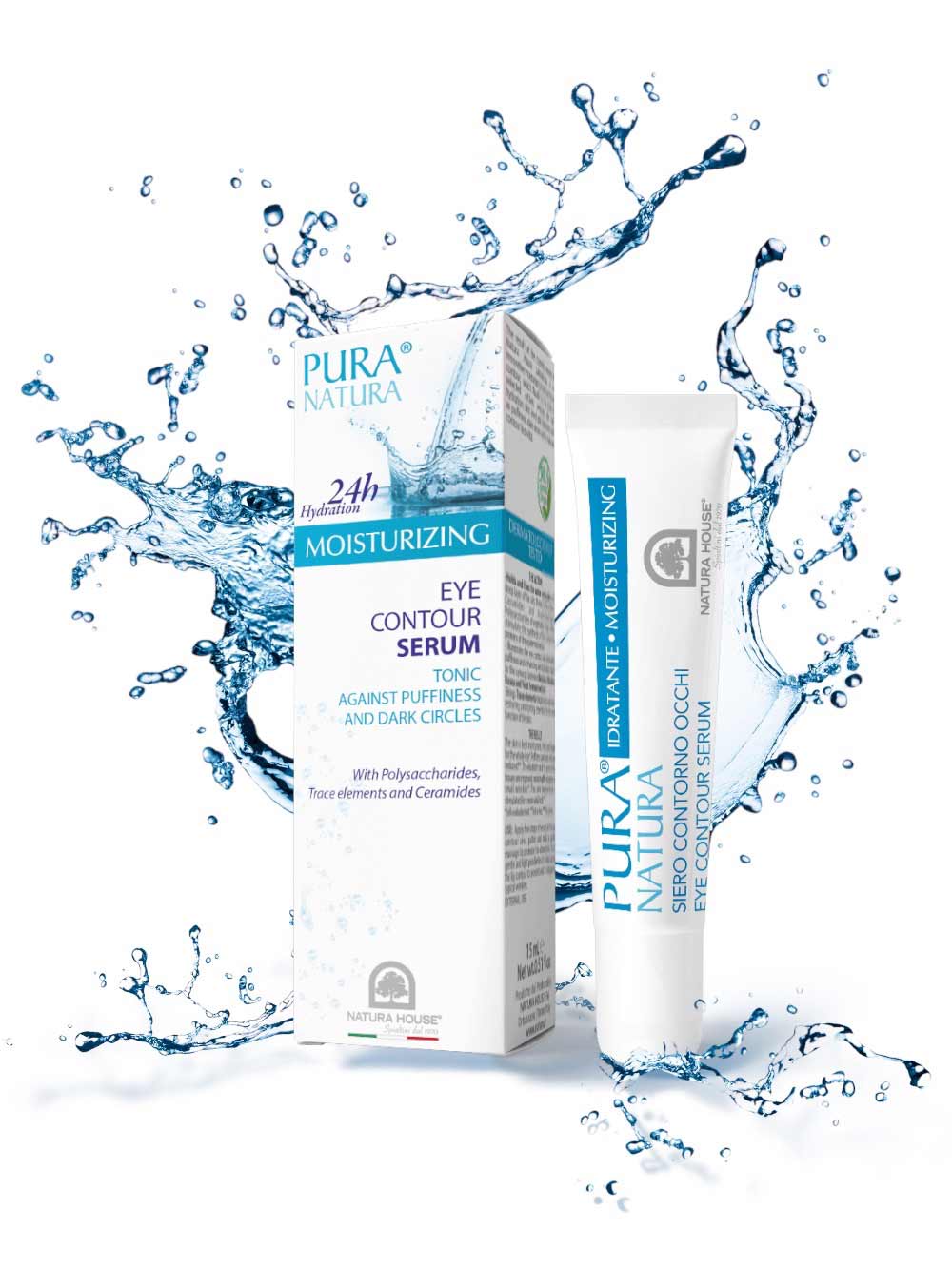 MOISTURIZING 24h EYE CONTOUR SERUM Tonic, Against Puffiness and Dark Circles
