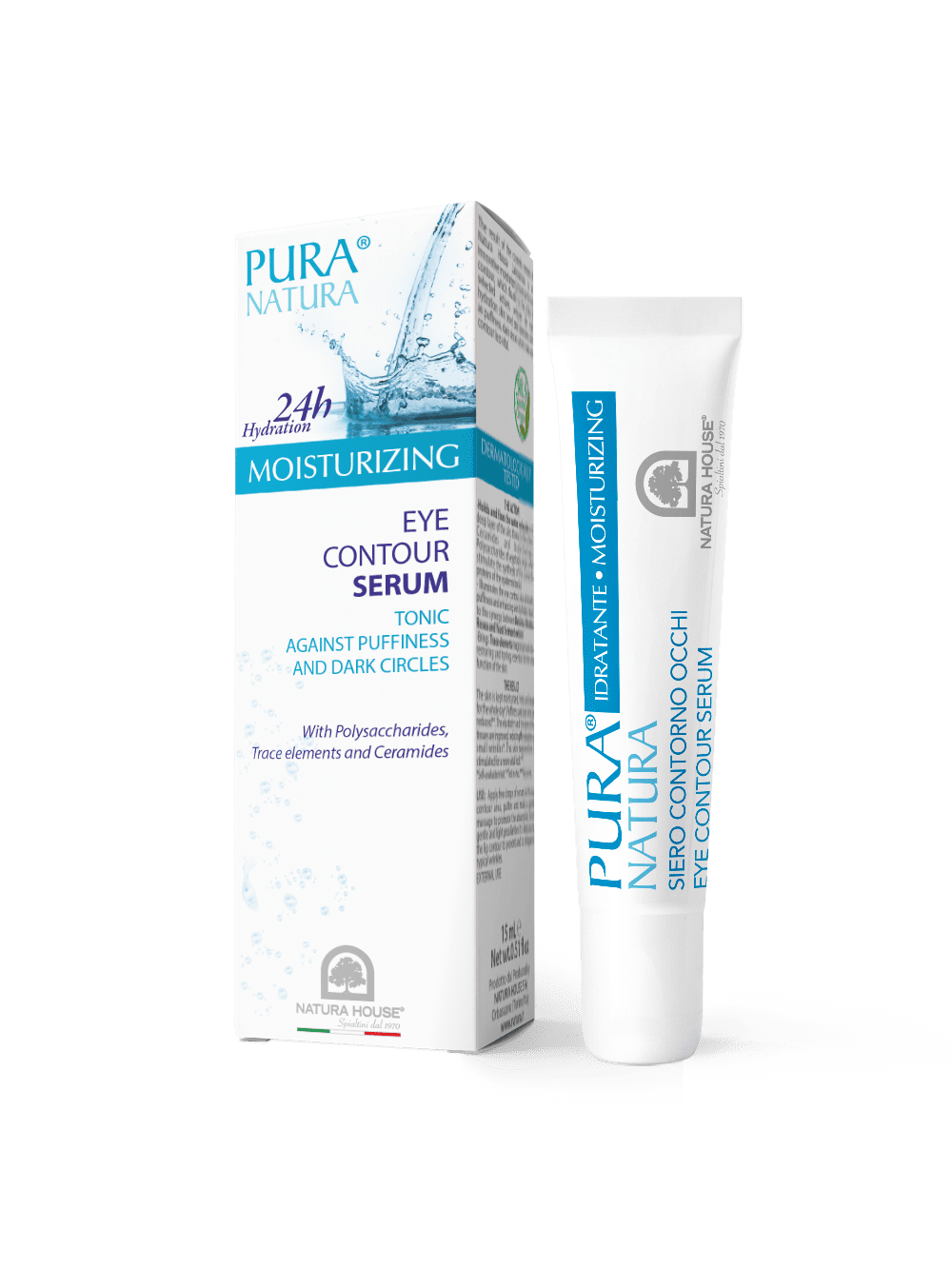 MOISTURIZING 24h EYE CONTOUR SERUM Toning, Anti Bags, Anti Dark Circles
