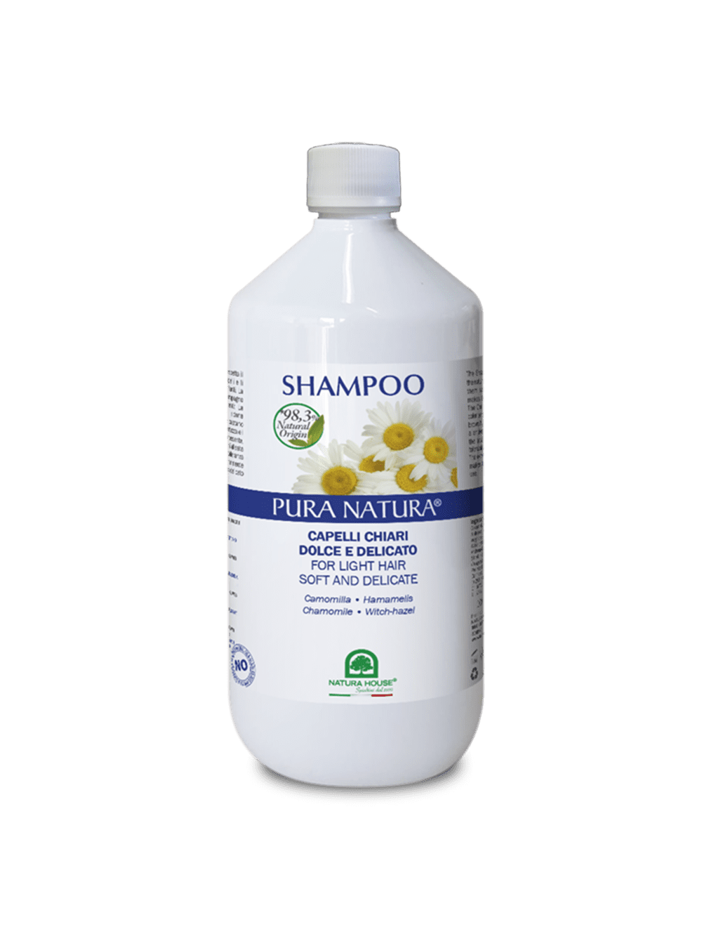 SHAMPOO CAPELLI CHIARI DOLCE E DELICATO con Camomilla e Hamamelis