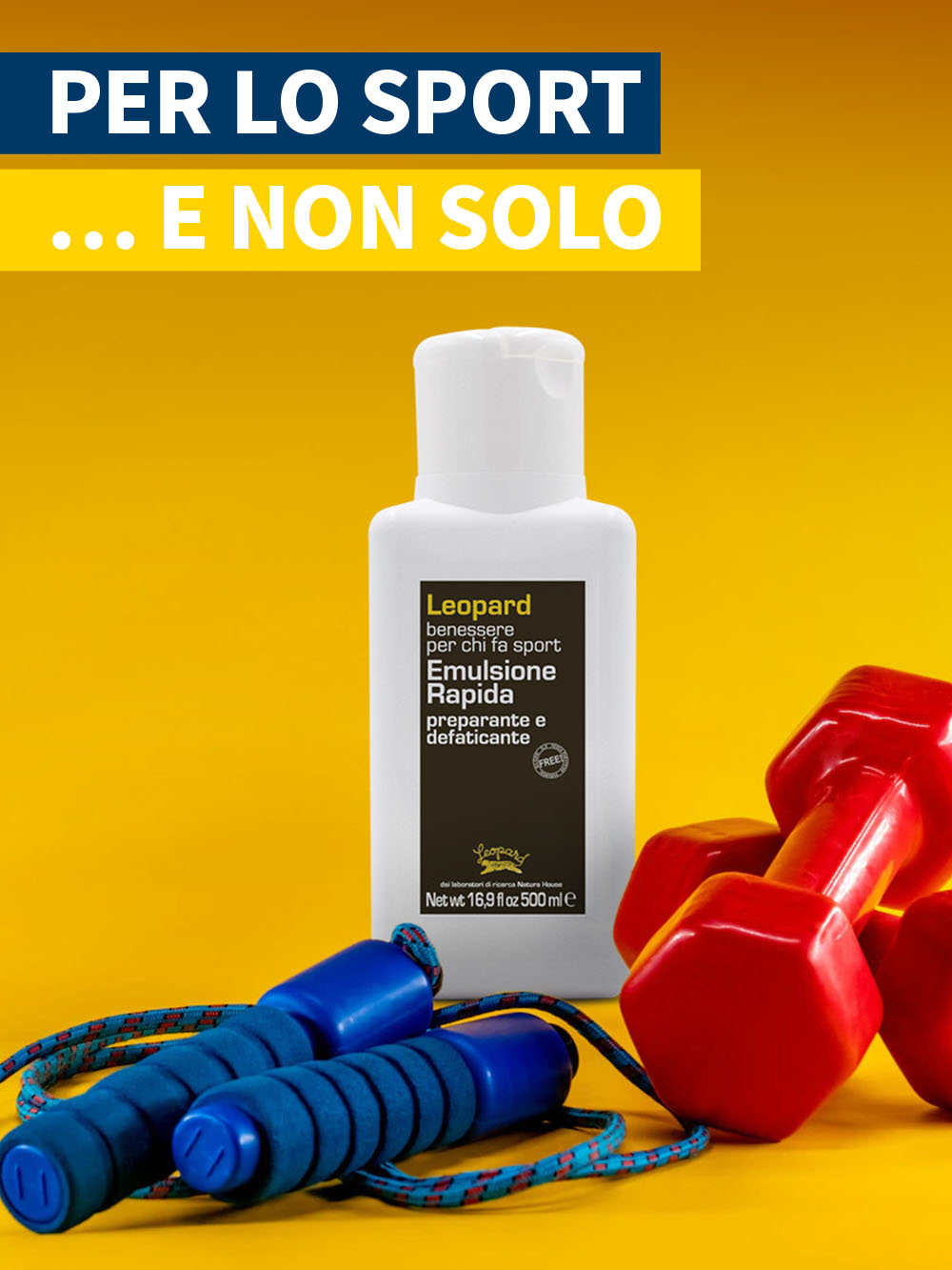 LEOPARD Sport QUICK EMULSION MASSAGE Preparing and anti-fatigue