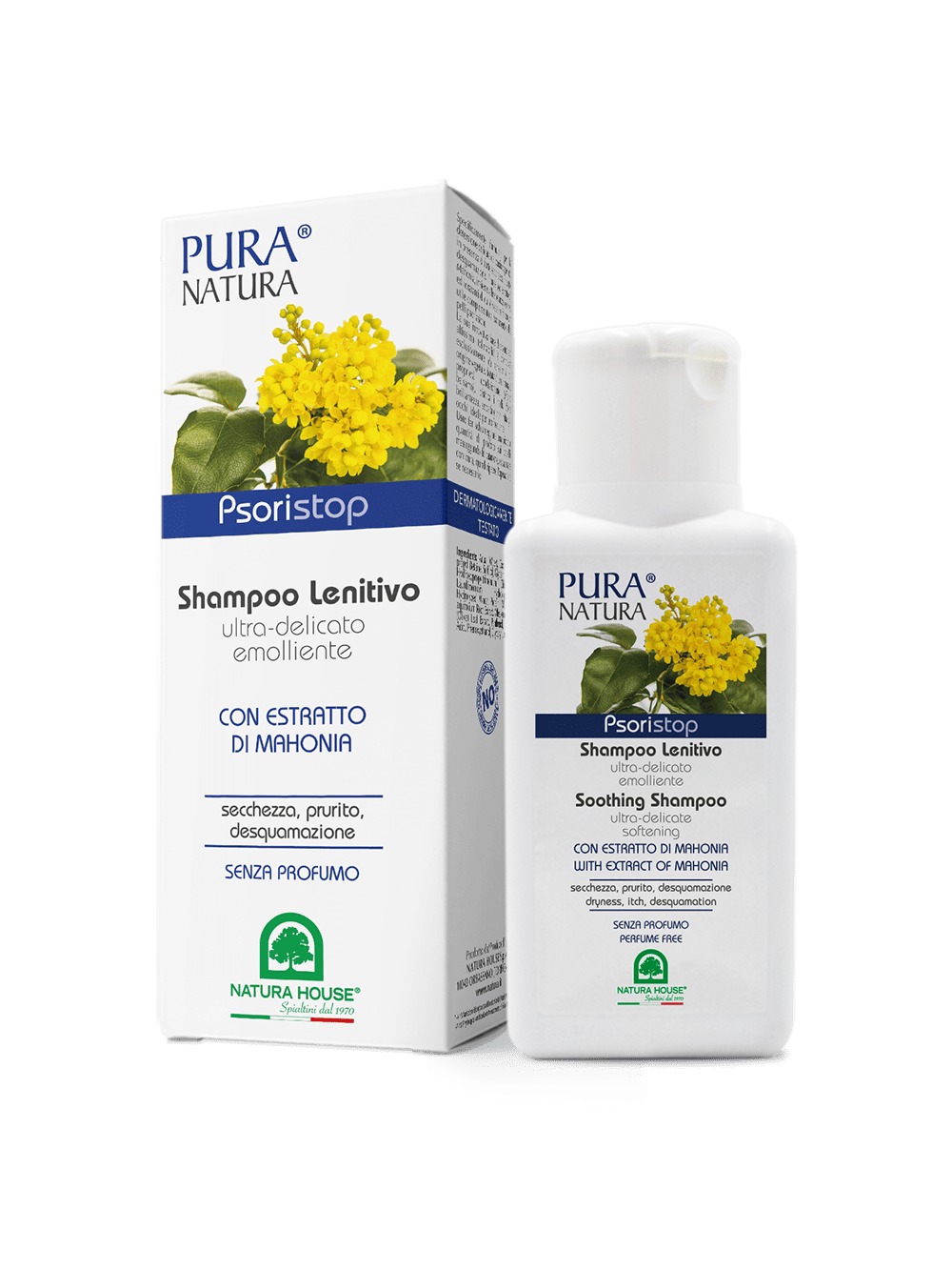 PSORISTOP SHAMPOO Lenitivo, Ultra Delicato, Emolliente in caso di Psoriasi e Ipercheratosi