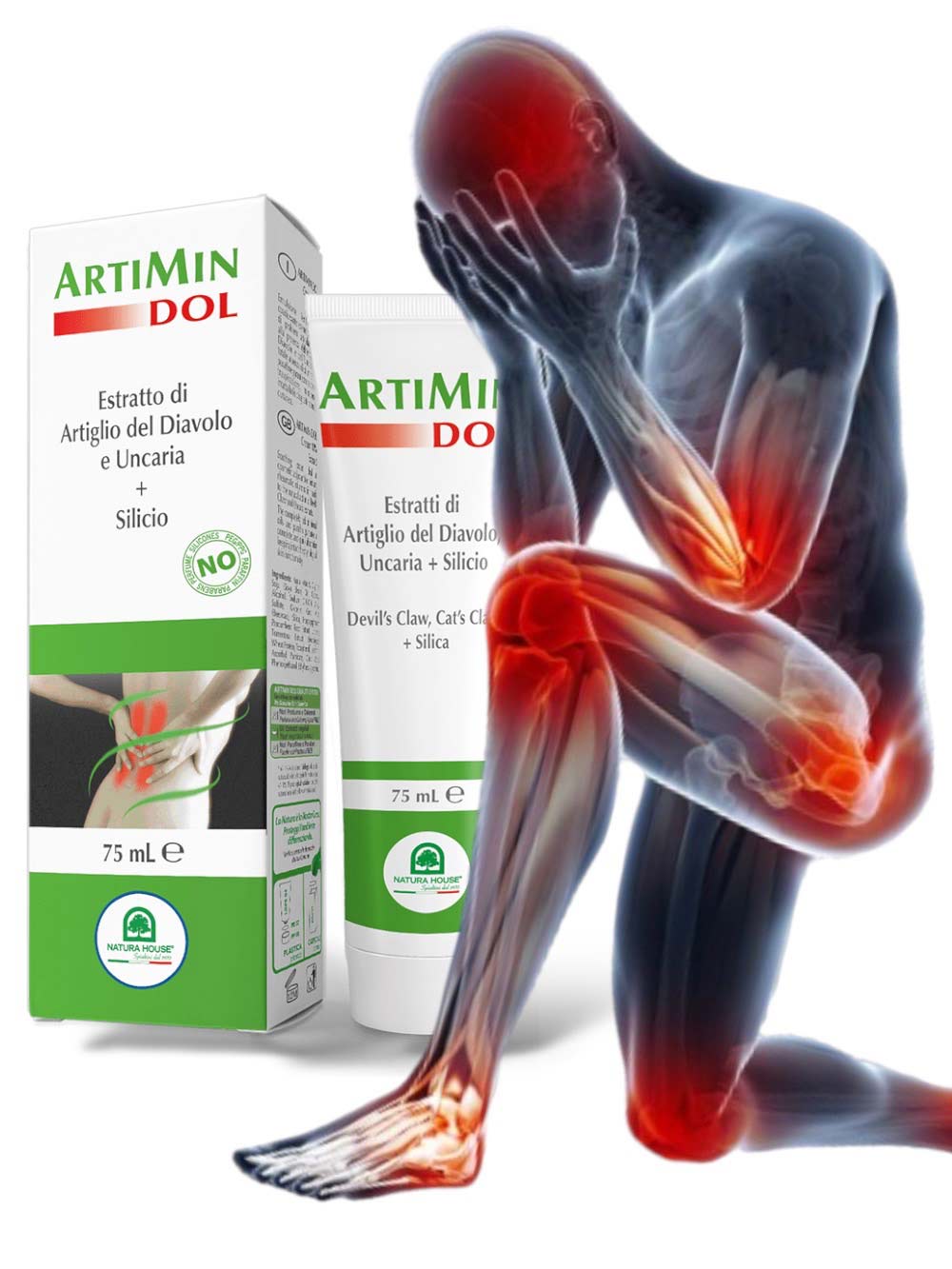 ARTIMIN DOL Crema - ARTIGLIO DEL DIAVOLO & UNCARIA + Silicio