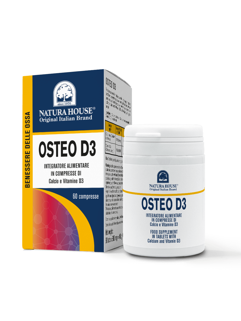 OSTEO D3 - Calcio e Vitamina D3 per il Benessere delle Ossa