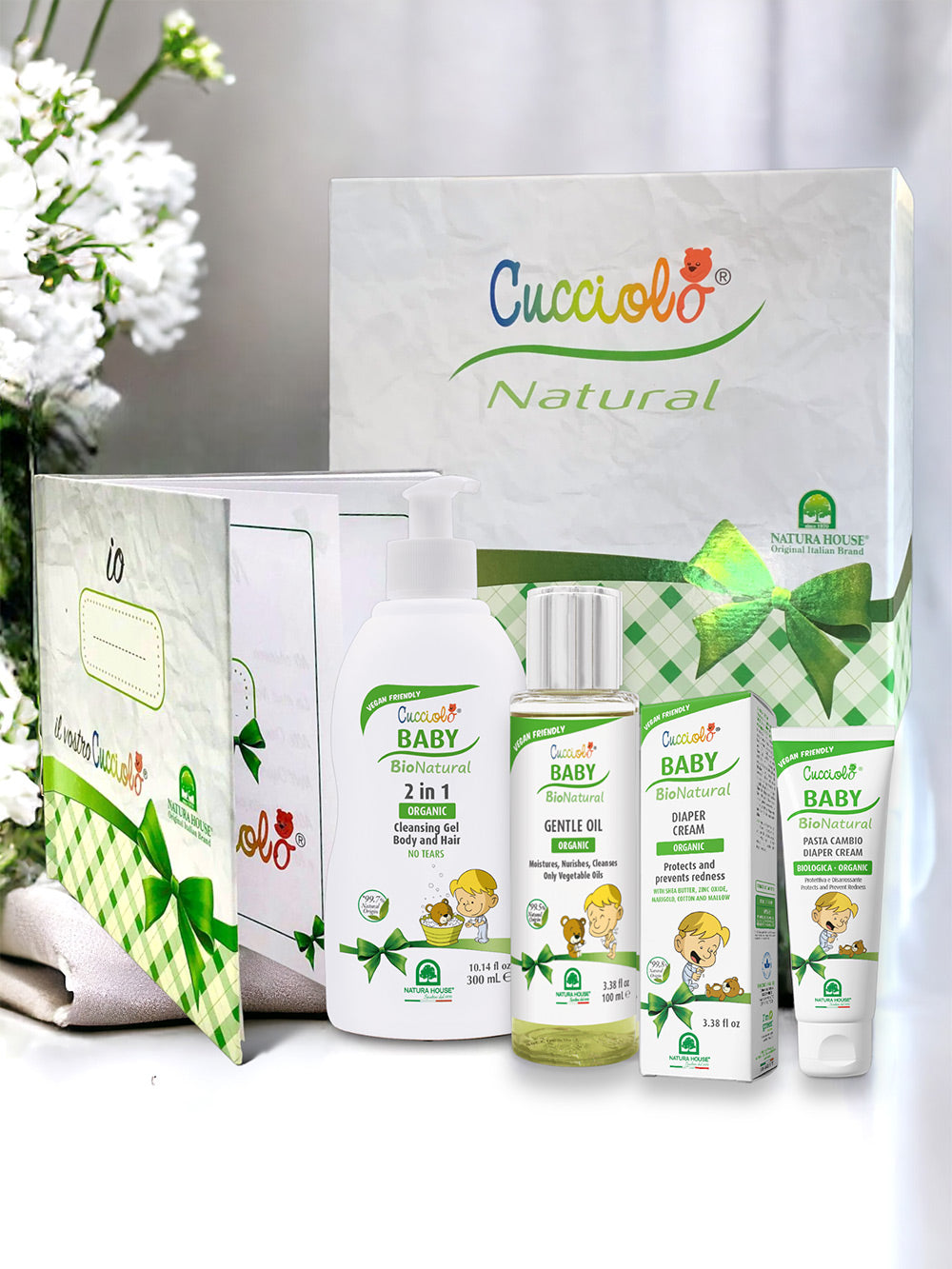 CUCCIOLO BABY BIO NATURAL Cofanetto “Tenerezza” + Album Nascita