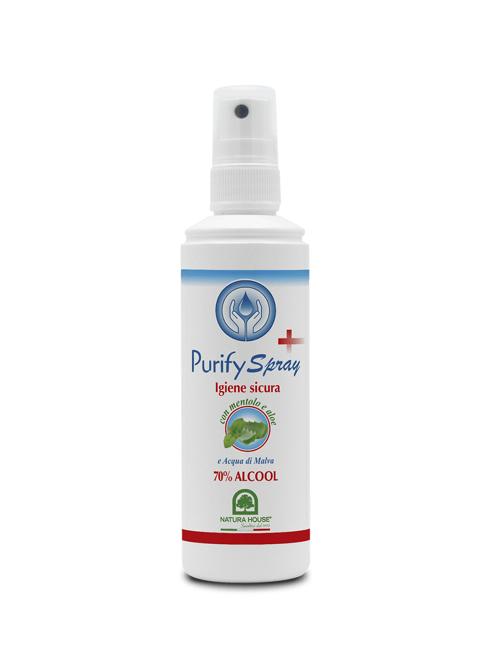 PURIFY SPRAY - Igienizzante, Antibatterico - Igiene Sicura Alcool al 70%