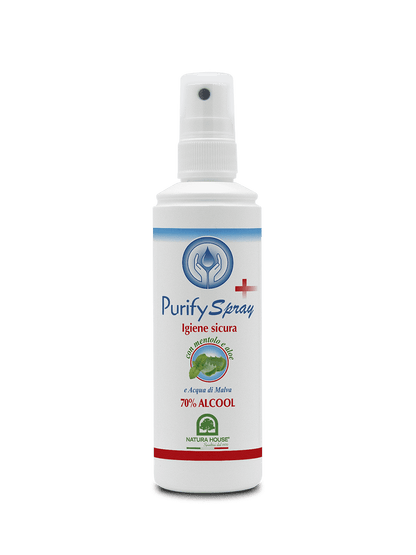 PURIFY SPRAY - Igienizzante, Antibatterico - Igiene Sicura Alcool al 70%