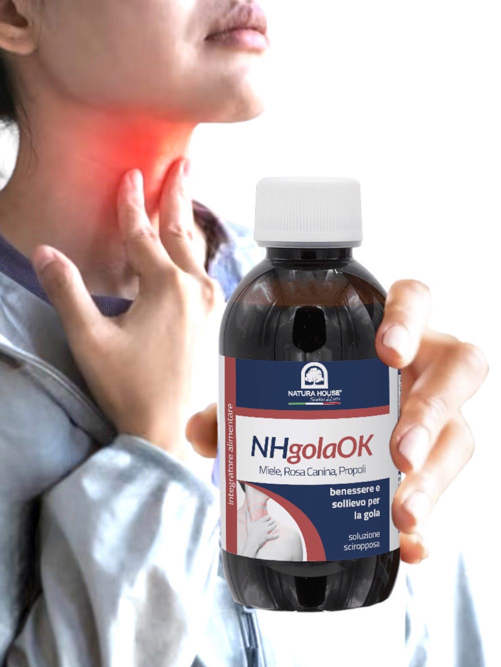 NH GOLAOK WellBeing of the Throat and Respiratory Ways - Honey, Dog Rose, Propolis 