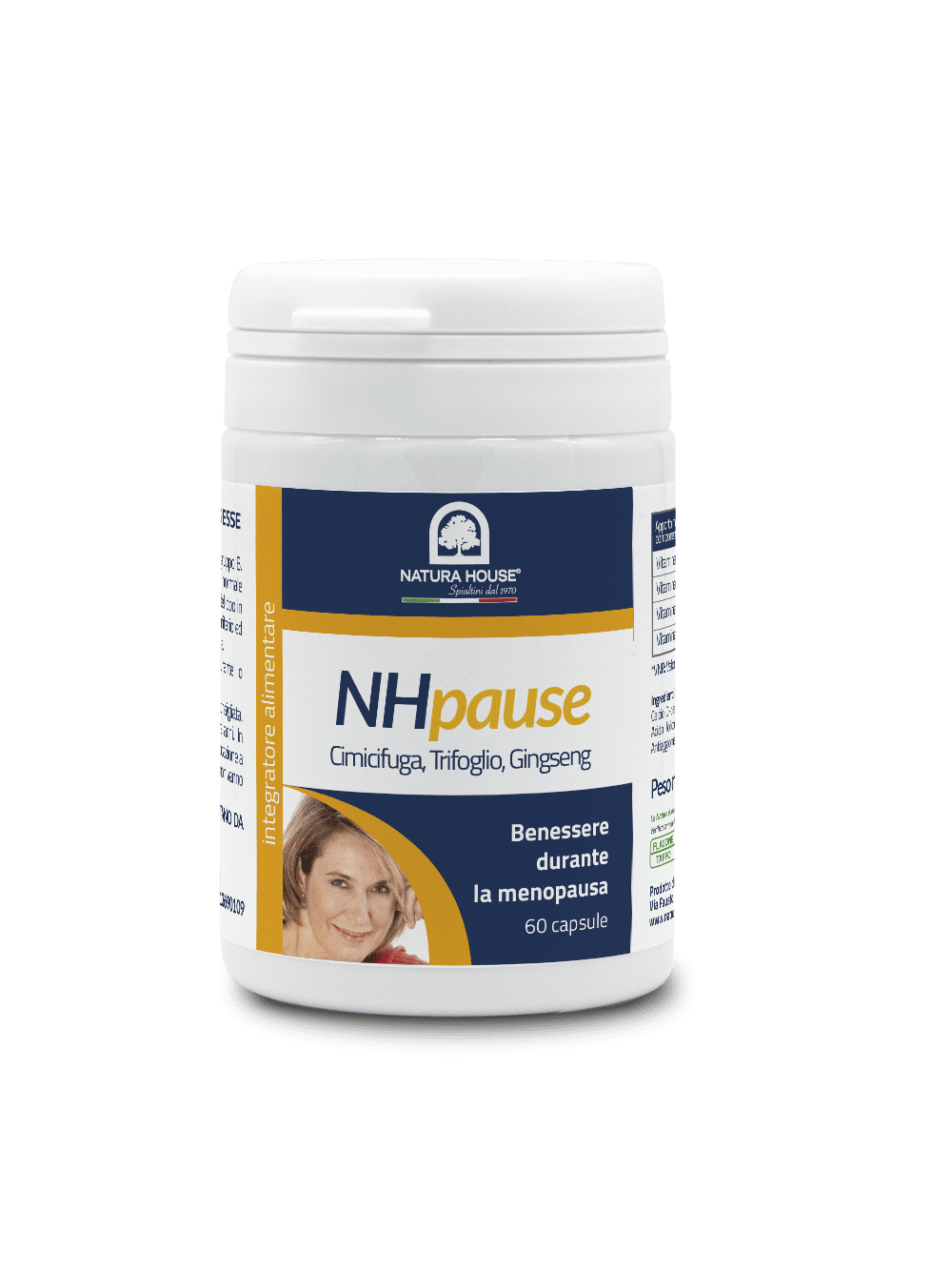 NH PAUSE Benessere in Menopausa  Cimicifuga, Trifoglio, Ginseng