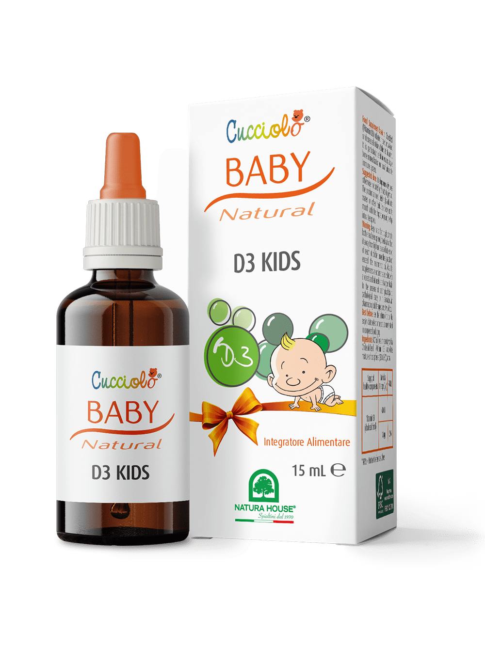 CUCCIOLO Baby Natural D3 KIDS Gocce