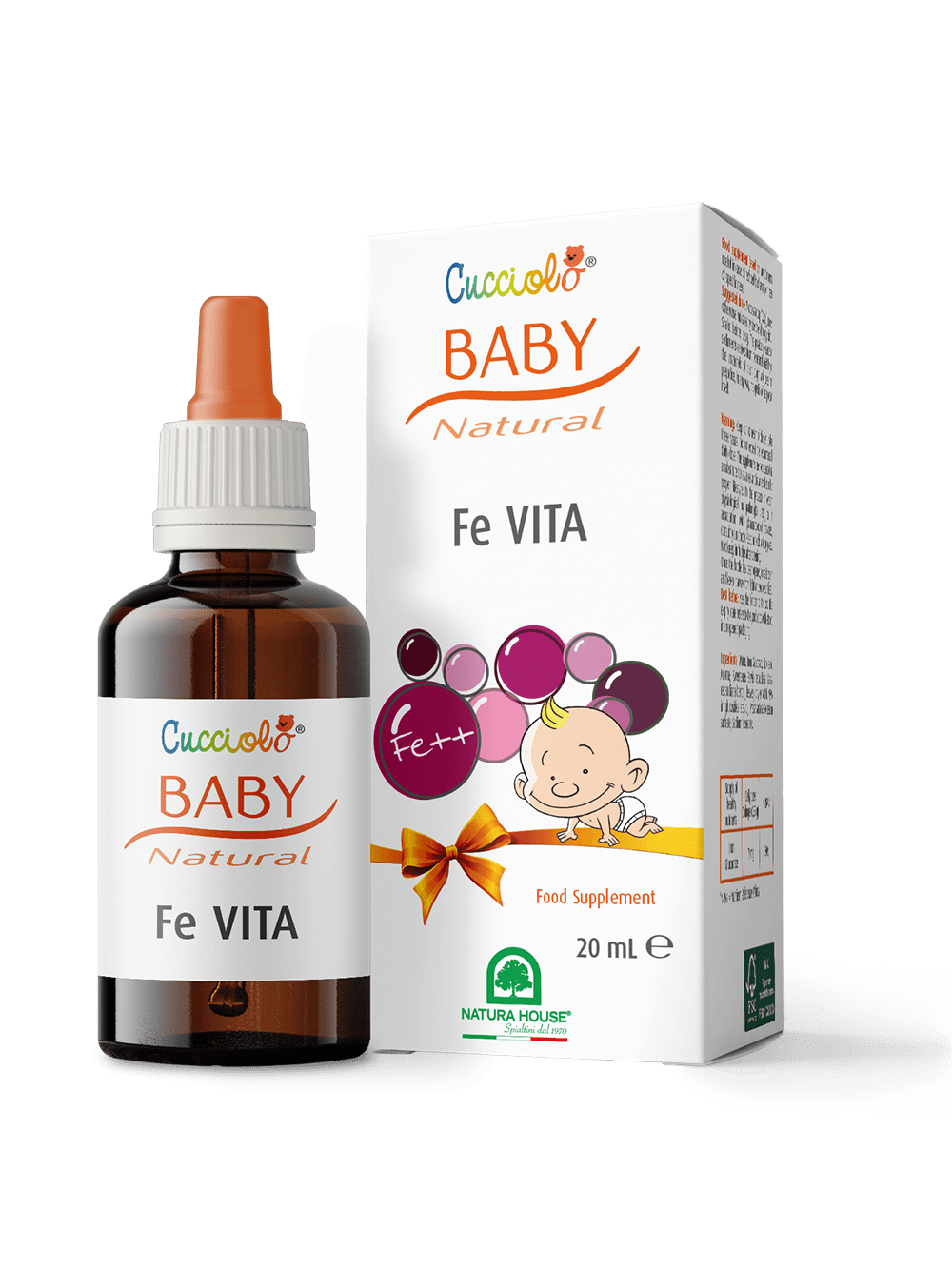 CUCCIOLO Baby Natural Fe LIFE Drops