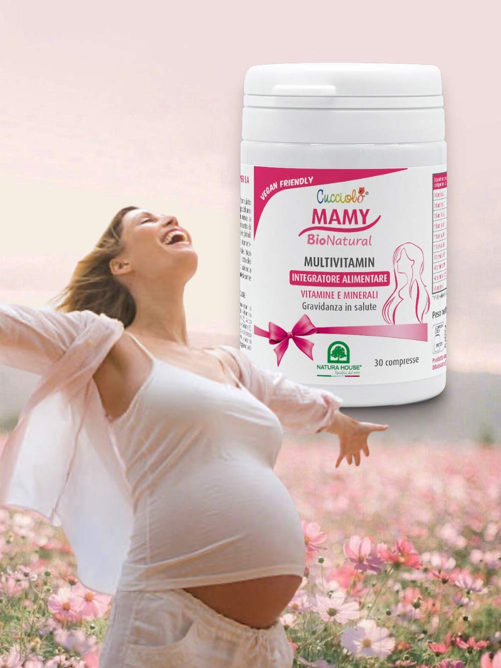 CUCCIOLO Mamy Natural MULTIVITAMIN Vitamins and Minerals - For a Healthy Pregnancy