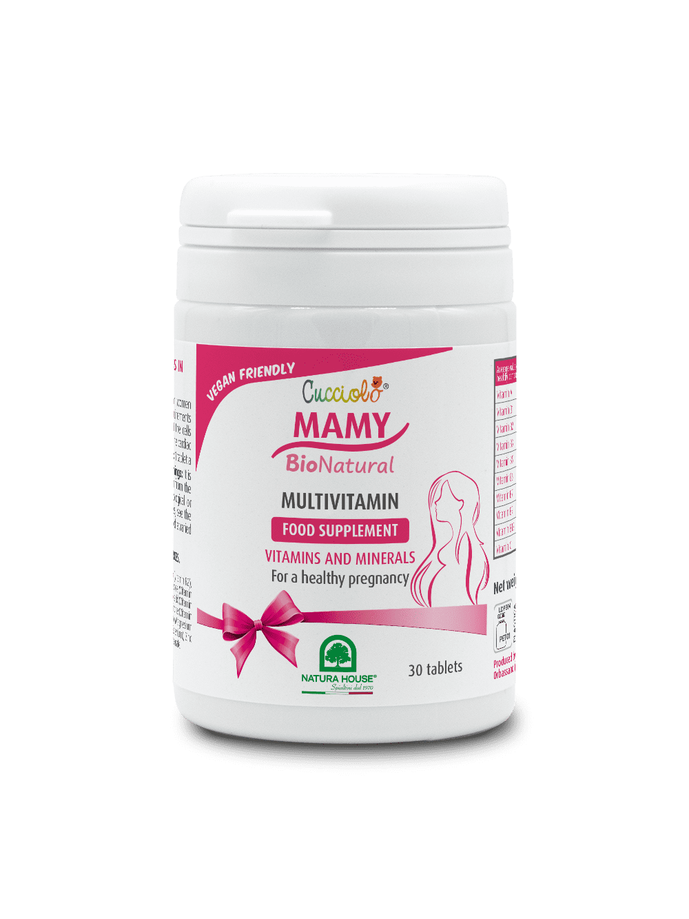 CUCCIOLO Mamy Natural MULTIVITAMIN Vitamins and Minerals - Healthy Pregnancy