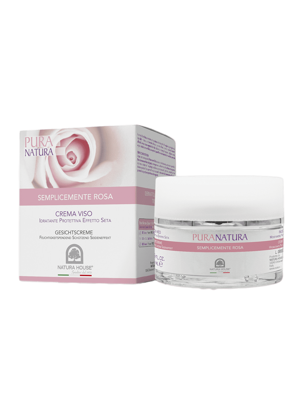 SIMPLY ROSE CREMA VISO - Idratante, Protettiva, Effetto Seta