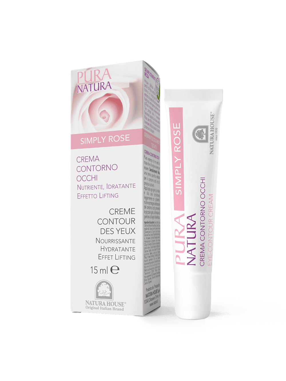 SIMPLY ROSE EYE CONTOUR CREAM - Nourishing, Moisturizing, Lifting Effect