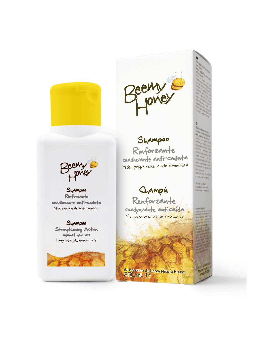 BEEMY HONEY SHAMPOO RINFORZANTE coadiuvante ANTICADUTA