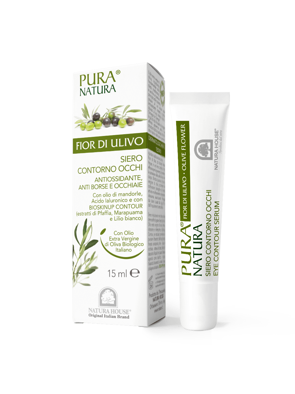 OLIVE FLOWER EYE CONTOUR SERUM  Antioxidant, Anti Puffiness and dark circles
