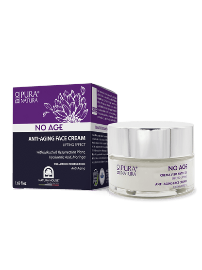 NO AGE ORGANIC ANTI-AGEING FACE CREAM Day &amp;amp; Night Lifting Effect - Protection from Pollution