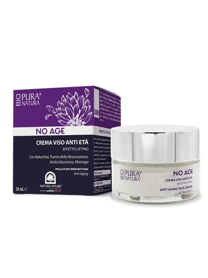 NO AGE ORGANIC ANTI-AGEING FACE CREAM Day &amp;amp; Night Lifting Effect - Protection from Pollution