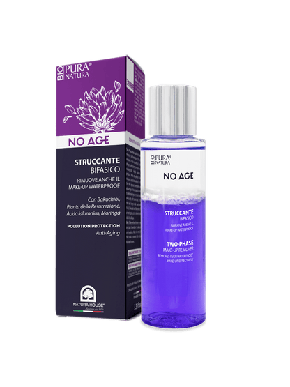 NO AGE BIO BIPHASIC MAKE-UP REMOVER CLEANSER - Protection from Pollution - Also removes Waterproof Make Up