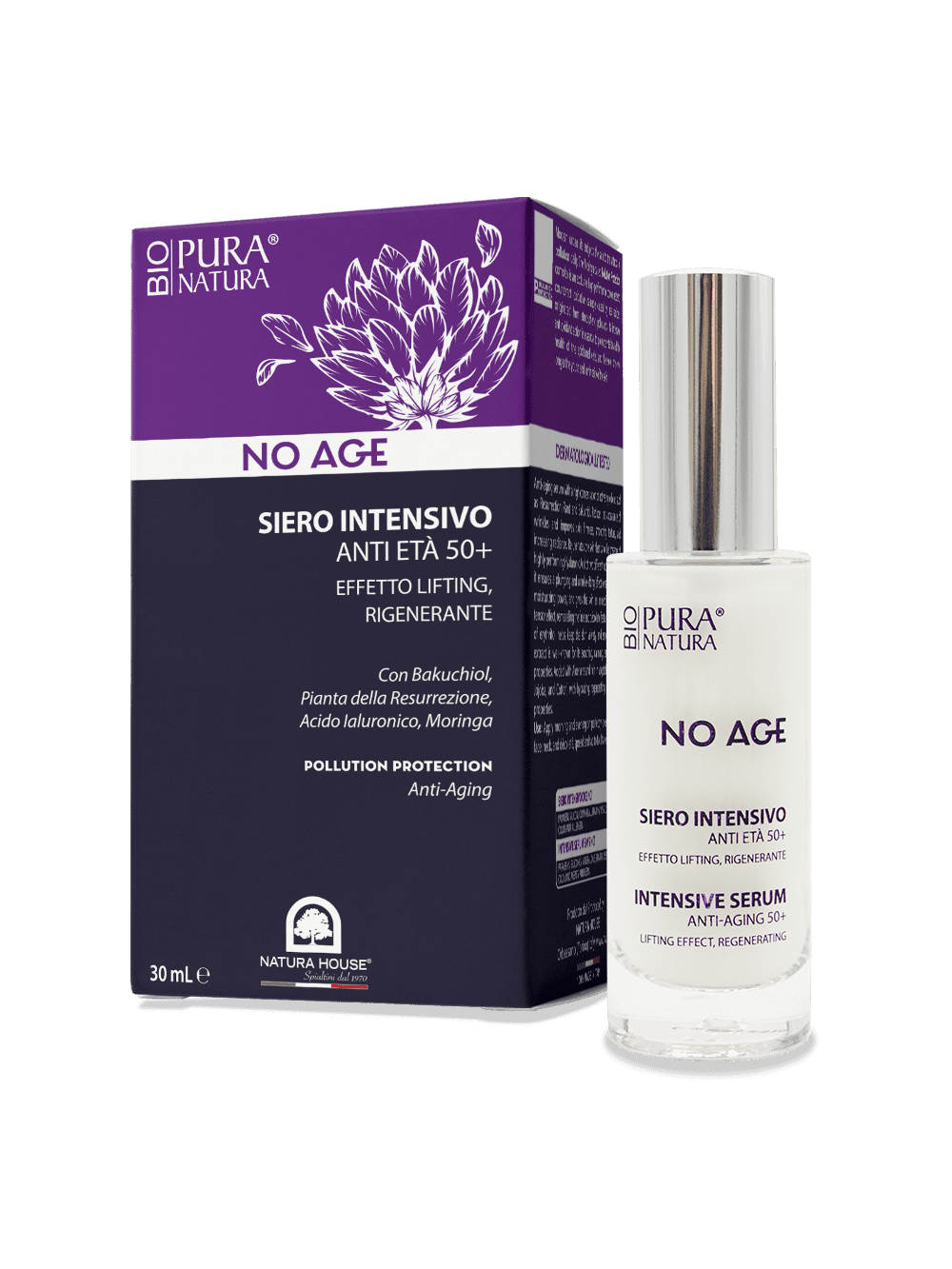 NO AGE BIO INTENSIVE ANTI-AGEING SERUM 50+ Lifting, Regenerating Effect - Protection from Pollution