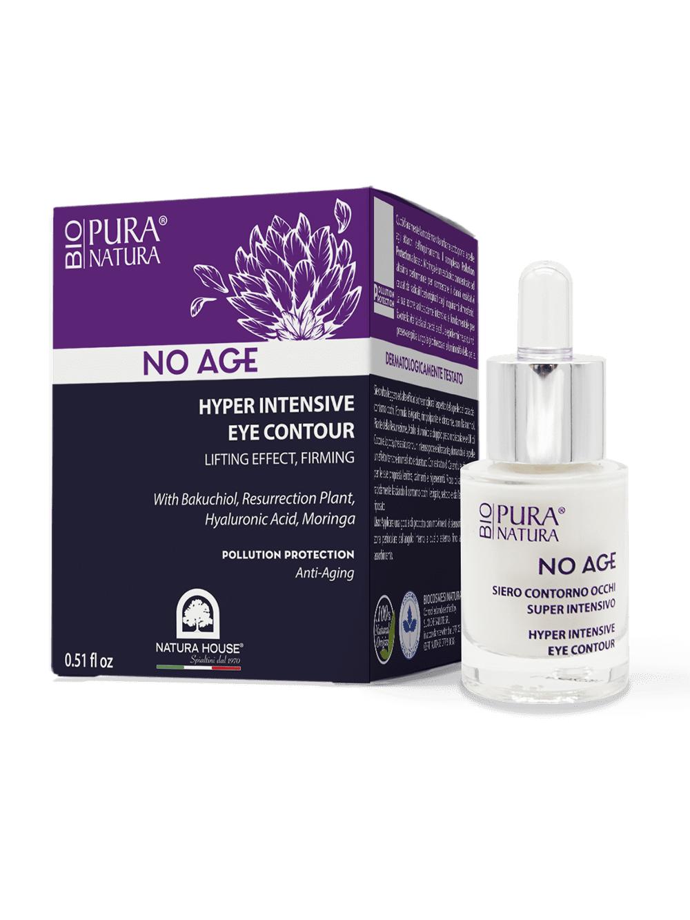 NO AGE BIO EYE CONTOUR SERUM Super Intensive - Protection from Pollution