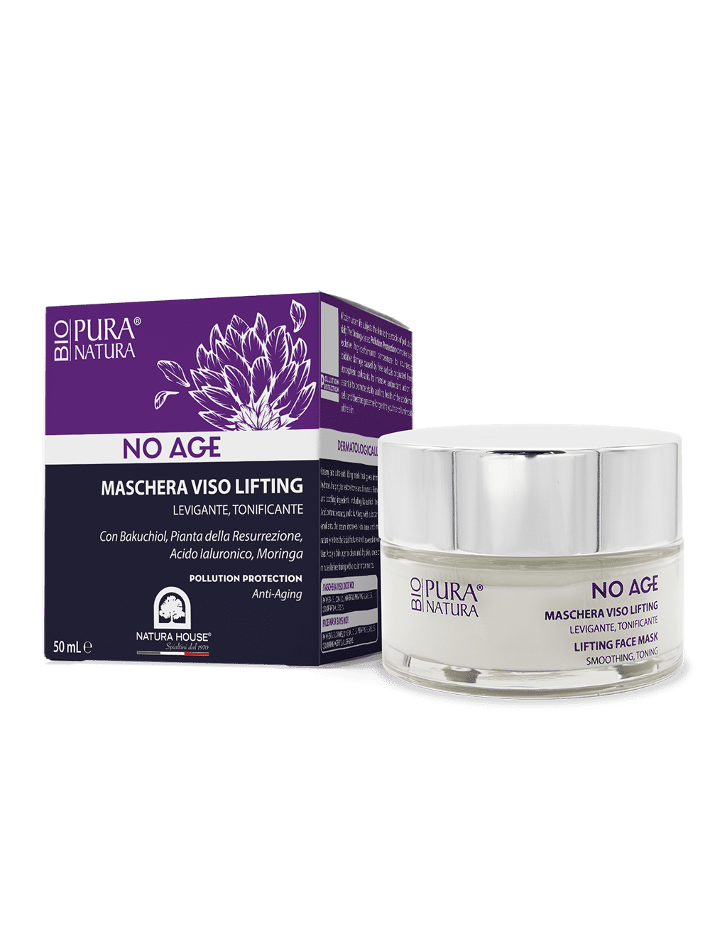 NO AGE BIO MASCHERA VISO LIFTING Levigante Tonificante - Protezione dall Inquinamento