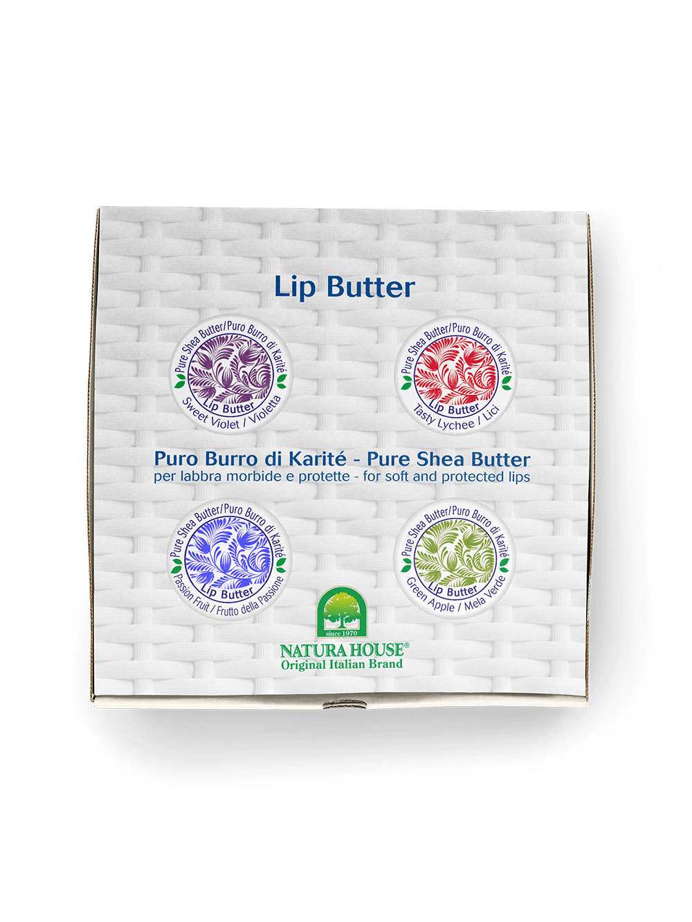 SHEA BUTTER for LIPS with FRUITY FLAVORS