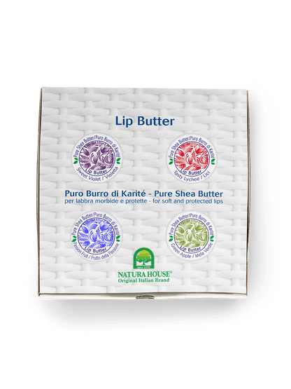 SHEA BUTTER for LIPS with FRUITY FLAVORS