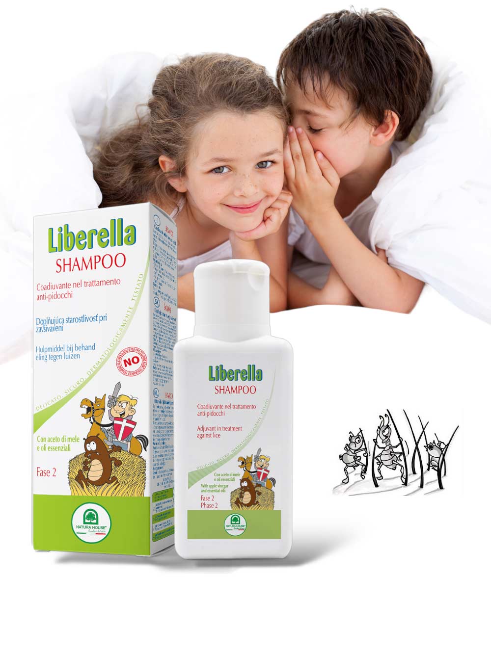 LIBERELLA SHAMPOO Coadiuvante nel Trattamento ANTI PIDOCCHI