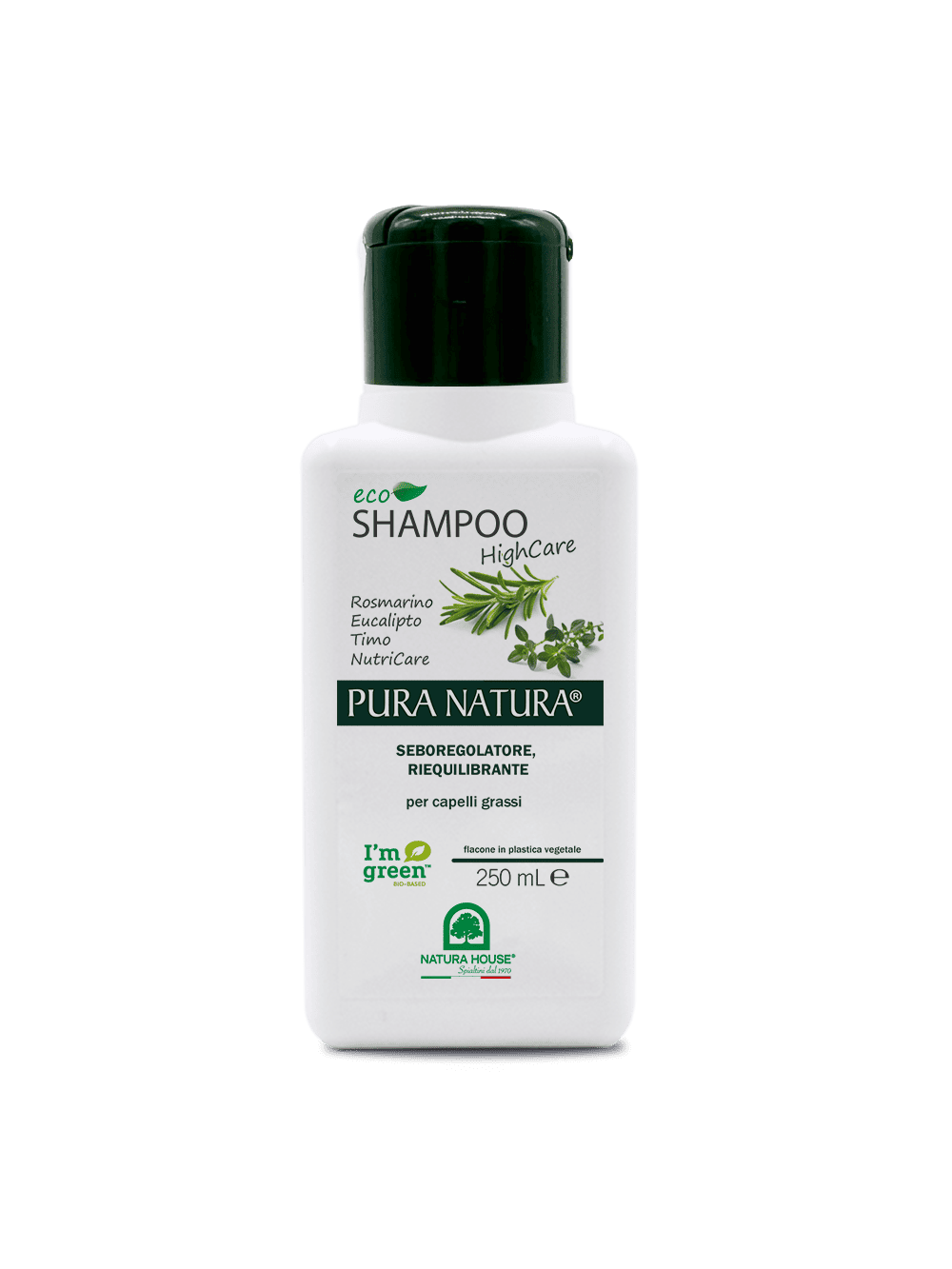 ECO SHAMPOO SEBOREGOLATORE, RIEQUILIBRANTE - Capelli Grassi