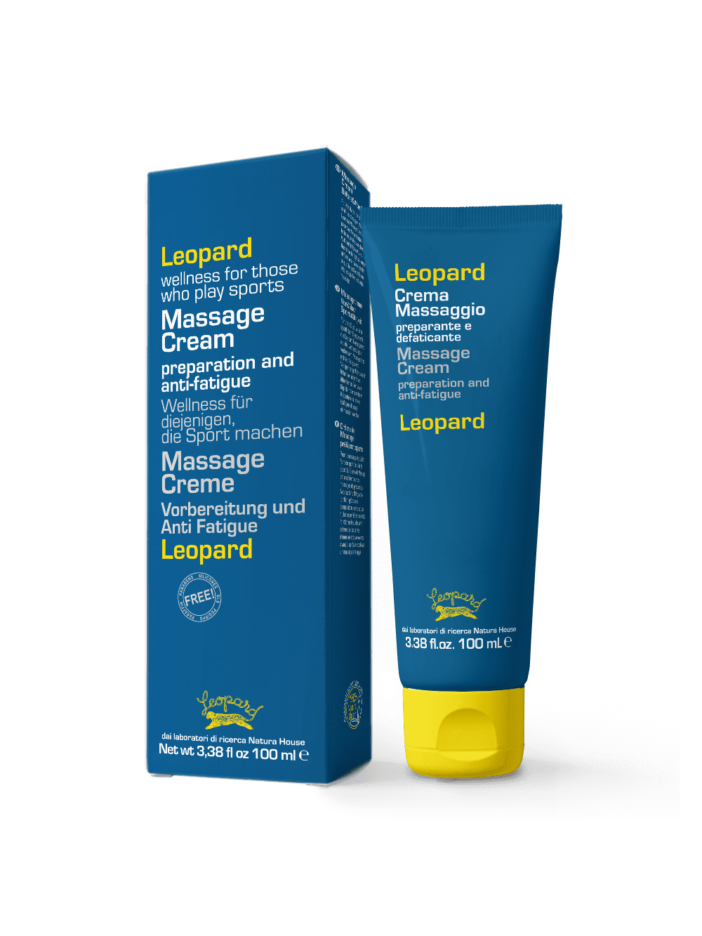 LEOPARD Sport MASSAGE CREAM Preparing and anti-fatigue