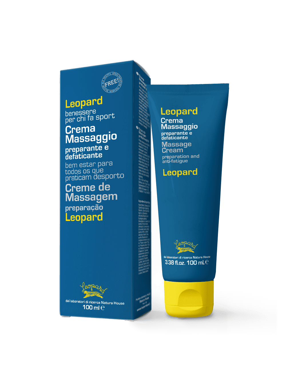 LEOPARD Sport MASSAGE CREAM Preparing and anti-fatigue