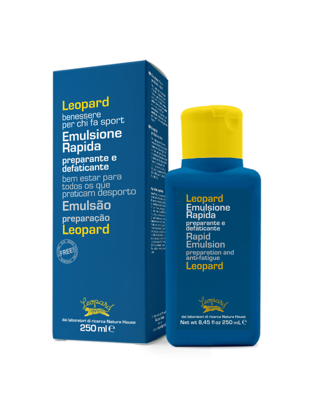 LEOPARD Sport EMULSIONE RAPIDA MASSAGGIO Preparante e Defaticante