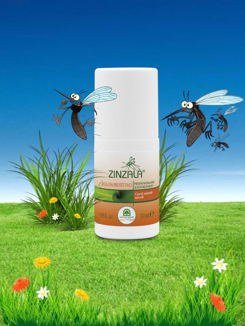 ZINZALÀ ROLL ON Prevents Insect Bites