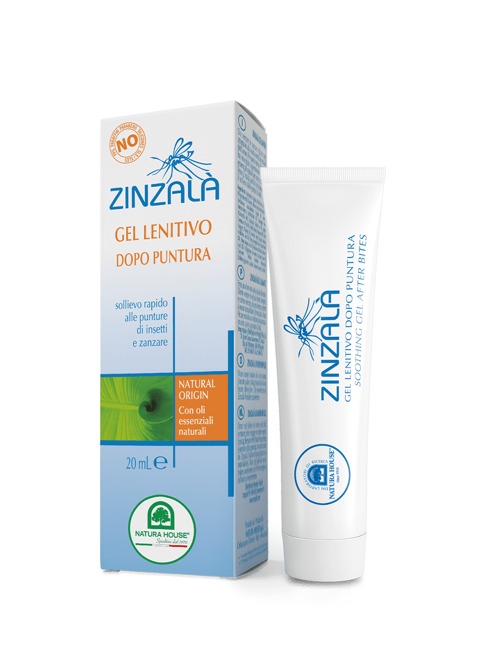 ZINZALÀ GEL LENITIVO  Dopo Puntura di zanzare e insetti