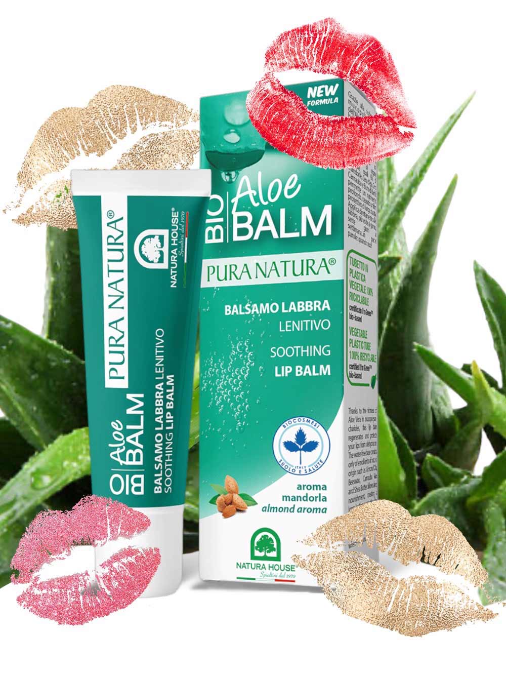 BIO BALM ALOE Soothing lip balm with aloe